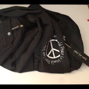 New with tags Peace Love World duffle